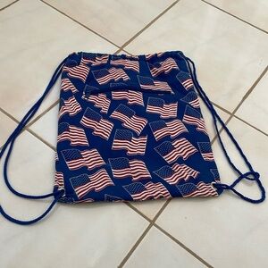 Flag Cinch Bag